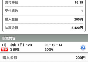 初めての12R的中🎯