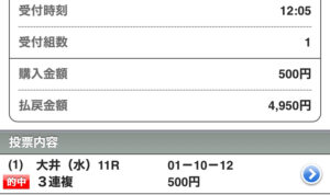 抑えの的中🎯