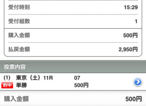 単勝🎯