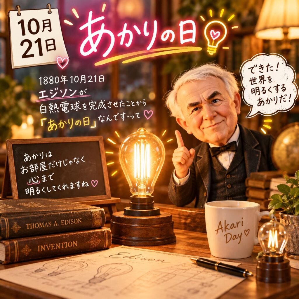 💡💕 今日は「あかりの日」 💕💡
